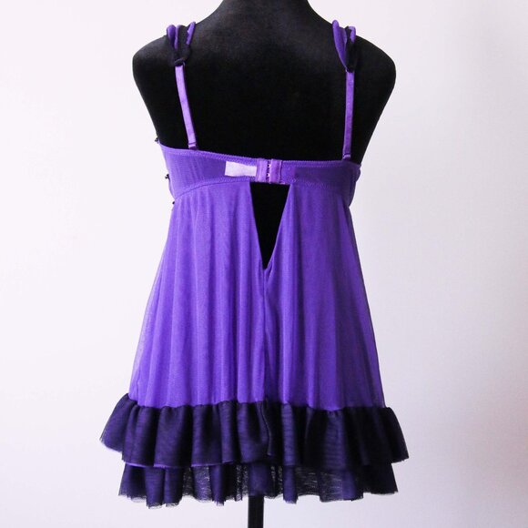 Y2K Fredericks of Hollywood Babydoll top - Picture 3 of 4